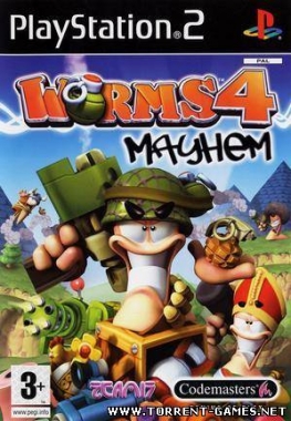 Worms 4 Mayhem (2005) PS2