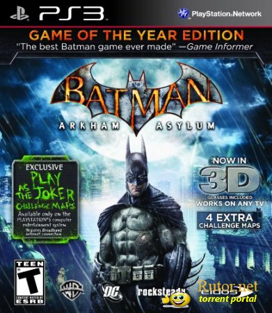 Batman: Arkham Asylum Game of the Year Edition (2010) PS3