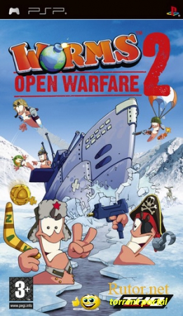 [PSP] Worms: Open Warfare 2 (2007) RUS [ISO]