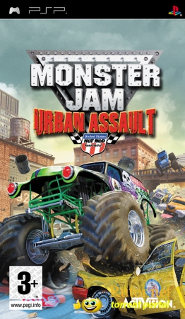 [PSP] Monster Jam: Urban Assault (2008) RUS [CSO]