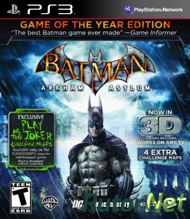 Batman: Arkham Asylum GoTY Edition (2009) [3K3Y] PS3