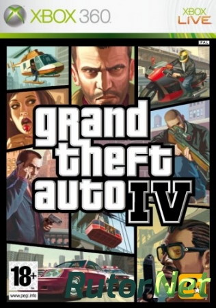 [Xbox 360] Grand Theft Auto 4 (2008) [PAL] [RUS]