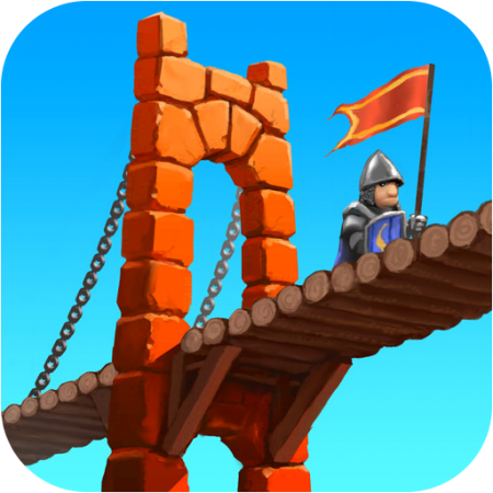 Bridge Constructor Medieval [v1.0, Симулятор строительства мостов, iOS 4.3, RUS]