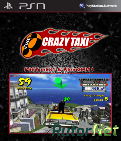 Crazy Taxi [PS3] [En] [3.55] [Cobra ODE / E3 ODE PRO ISO] (2010)