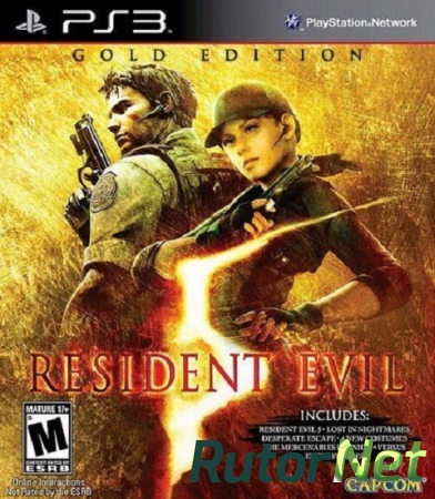 Resident Evil 5: Gold Edition / Biohazard 5: Gold Edition [PS3] [MOVE] [USA] [En] [3.15] [Cobra ODE / E3 ODE PRO ISO] (2010)