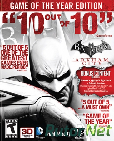 Batman: Arkham City - Game of the Year Edition (2012) PC | RePack от FitGirl