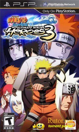 Naruto Shippuuden: Ultimate Ninja Heroes 3 [2010, Fighting] для psp