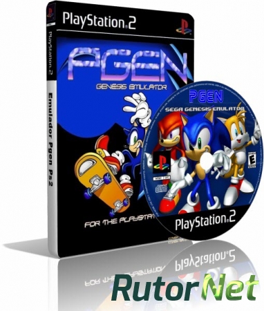 PS2 Sega эмулятор PGEN 1.5 + 5292 Rom'a